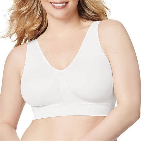 Just My Size Womens Plus Size Pure Comfort Seamless Wirefree Bra