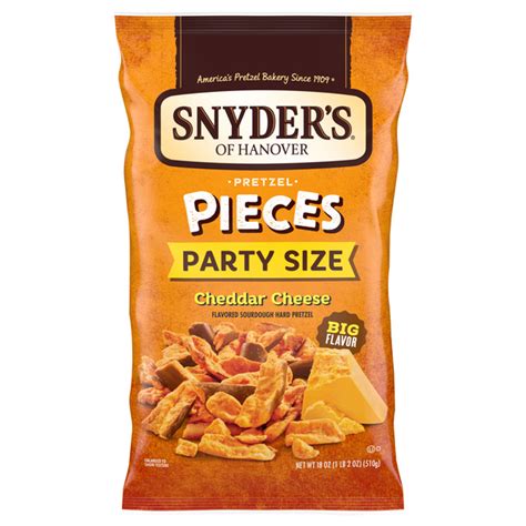 Save On Snyders Of Hanover Pretzel Pieces Cheddar Cheese Party Size