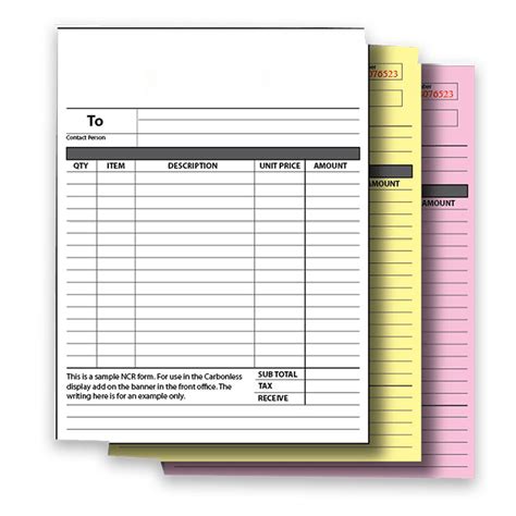 Wholeale Custom Carbonless Forms Printing Thecarbonlessforms