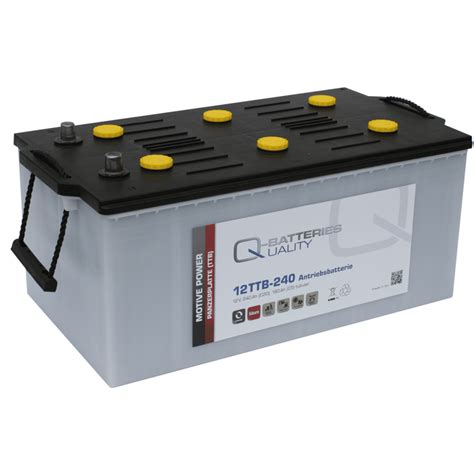 Q Batteries Tubular Plate Battery 12ttb 240 240ah 12v 517x270x240mm