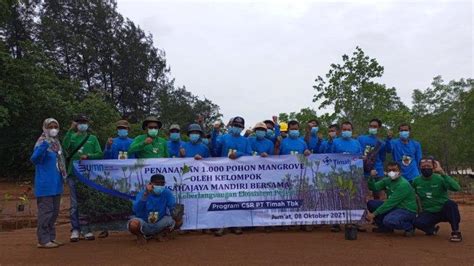 Jaga Kawasan Pesisir PT Timah Tbk Bersama Kelompok Nelayan Jaya