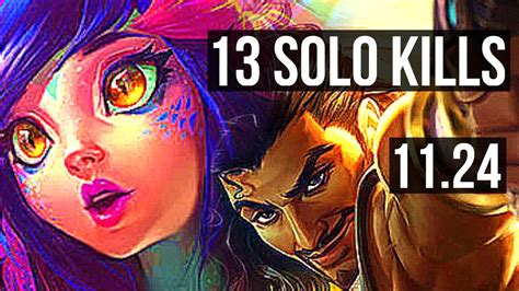 Neeko Vs Akshan Top 13 Solo Kills 1 0m Mastery 400 Games Euw