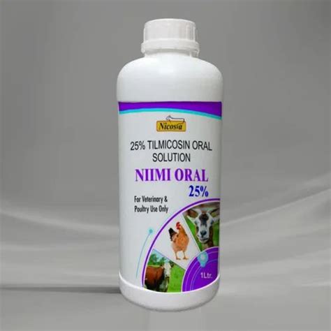 Niimi Oral 25 25 Tilmicosin Oral Solution Oral Solution For