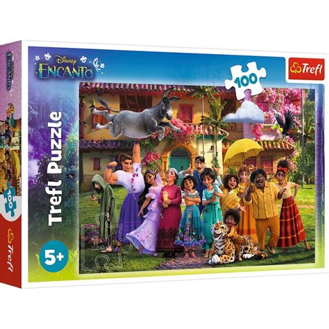 Puzzle 100el Magia Czeka W Encanto 16445 Trefl PUZZLE DO 100 EL