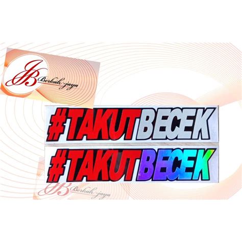 Jual Stiker Sticker Viral Takut Becek Shopee Indonesia