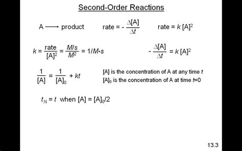 The Relationship Between Concentration And Time 2nd And Zero Oder Youtube