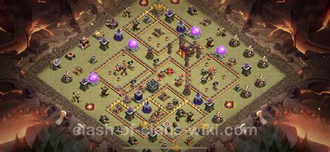 Best War Base Th With Link Anti Air Dragon Town Hall Level