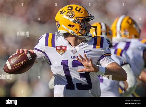 Orlando Florida Usa January 2 2023 Lsu Tigers Quarterback Garrett