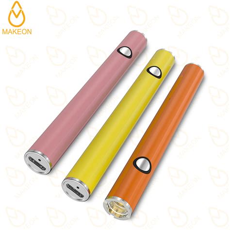 Vape Pen Bud Mah Preheating Button Battery For Thread Cartridge