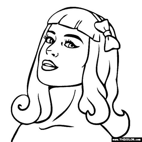 Katy Perry Coloring Page Katy Perry Coloring Katy Perry Gallery