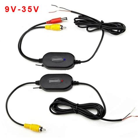 24g Wireless Rca Color Video Transmitter Receiver Kit Backup Camera