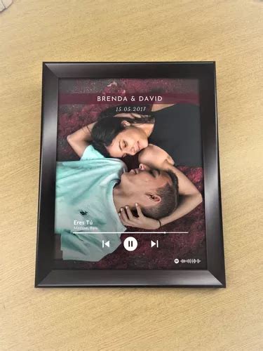 Cuadro Canci N Spotify X Cm Personalizado Regalo Pareja