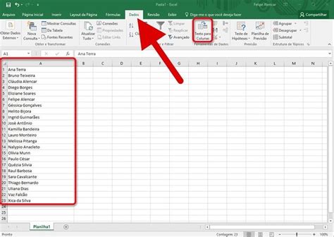 Como Separar Texto No Excel Em Mais De Uma Coluna