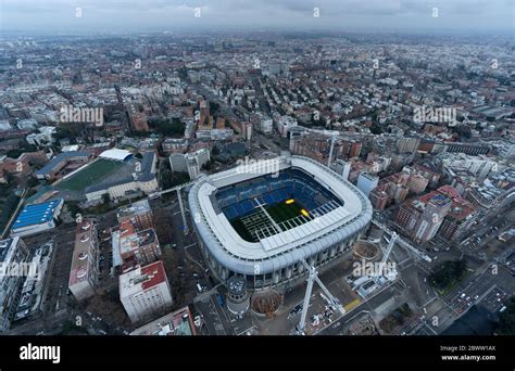 Santiago bernabeu aerial hi-res stock photography and images - Alamy