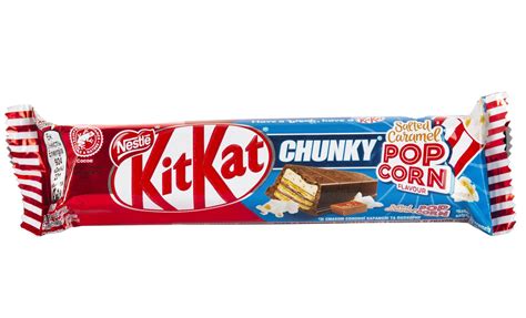 Kyiv Ukraine September 2022 Kit Kat Chunky Popcorn Chocolate Bar