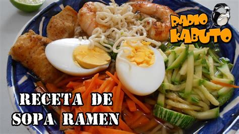 Receta Casera De Sopa Ramen Youtube