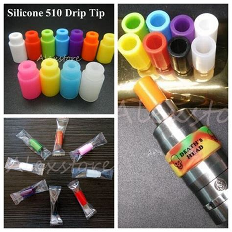 Silicone Mouthpiece Cover Rubber Drip Tip Silicon Disposable Universal Test Tips Cap With