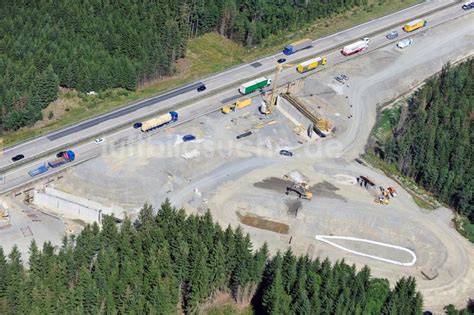 Luftaufnahme Pahnstangen Ausbau Arbeiten Und Baustellen An Der