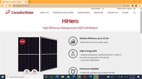 Canadian Solar HiHero Solar Panel Review Nectr Solar