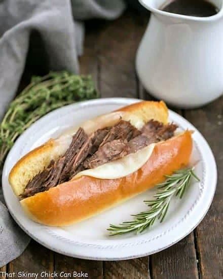 Instant Pot French Dip Sandwiches That Skinny Chick Can Bake