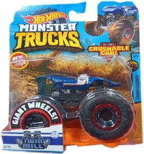 Mattel Hot Wheels Monster Trucks Twin Mill Crash Legends Crushable CAR Monster