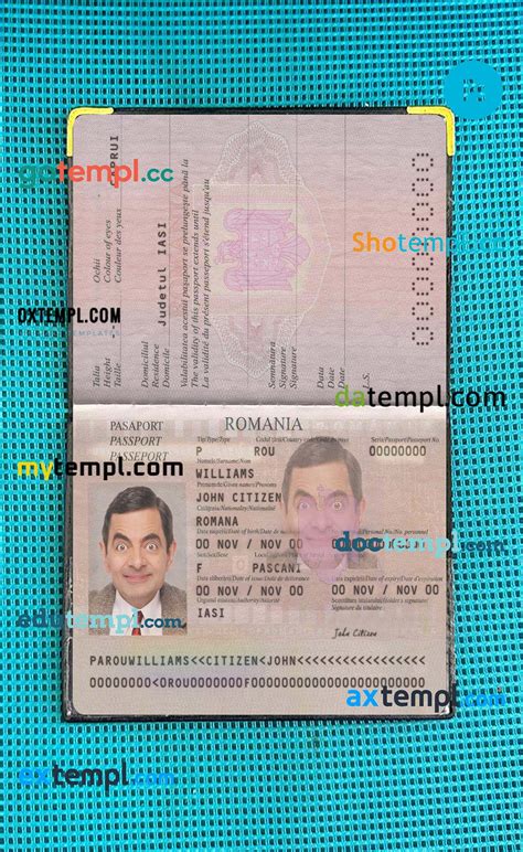 Sample Qatar Passport Psds Editable Scan And Photograghed Picture Template 2 In 1 Download