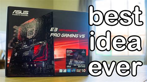 Asus E3 Pro Gaming V5 Motherboard Review Youtube