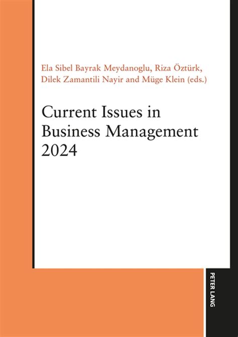 Current Issues In Business Management