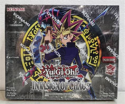 Yu Gi Oh Tcg Invasion Of Chaos Booster Box Th Anniversary Edition