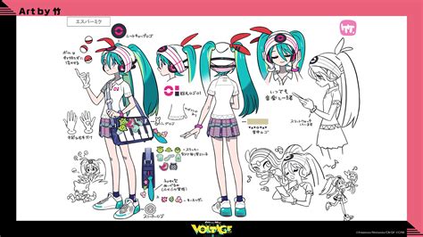 First Project Voltage Hatsune Miku Pokemon Trainer Designs Revealed