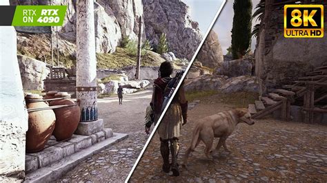 Assassin S Creed Odyssey Comparison PhotoRealistic Ray Tracing Vs