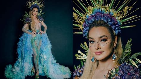 Daniela Nicolás se lució con su traje de La Pincoya en Miss Universo