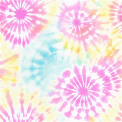 Premium Vector Watercolor Tie Dye Seamless Pattern