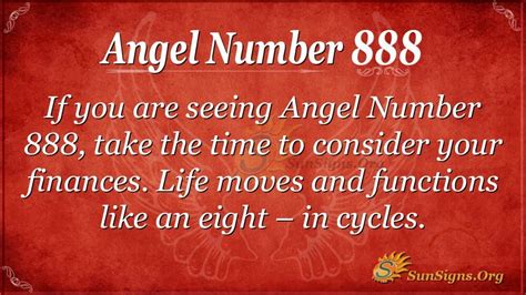 Angel Number 888 Meaning - What Does It Mean Spiritually? - SunSigns.Org