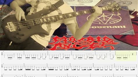 Morbid Angel Rapture Bass Playalong With Tab Youtube