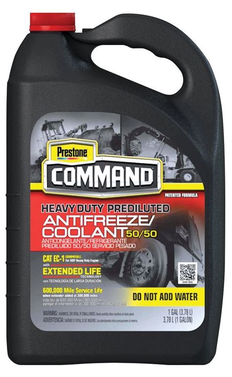 Prestone Command Heavy Duty Antifreeze Coolant Lts Jm