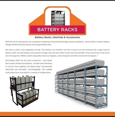 Battery Racks Accessories At Best Price In Bengaluru By K L R