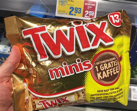 Mars Twix Minis 275G Aktion Kaffee Gratis Naschkater Das