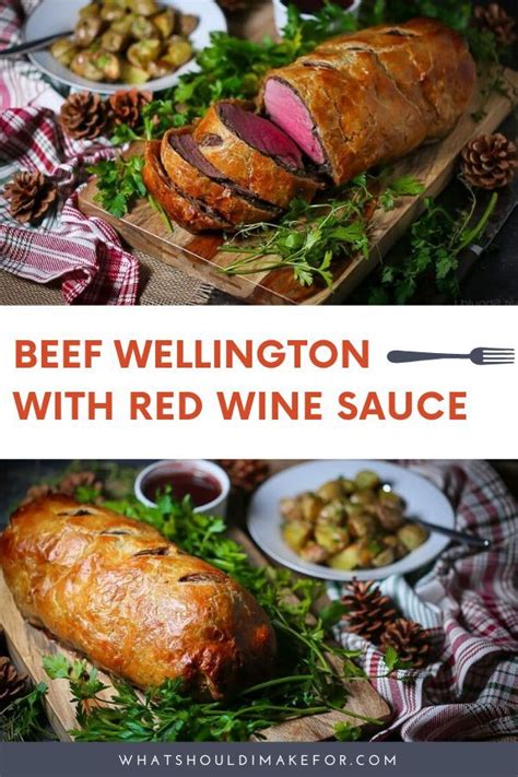 Beef wellington with red wine sauce – Artofit