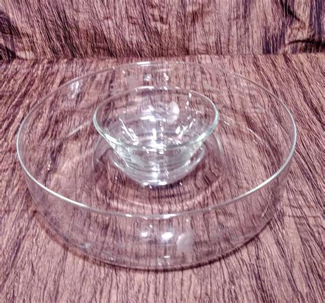 Princess House Heritage Chip And Dip Tray With Dip Bowl Free Etsy