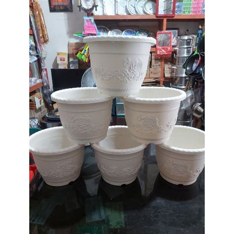 Jual Pot Bunga Putih Kb Shallom Glory Shopee Indonesia