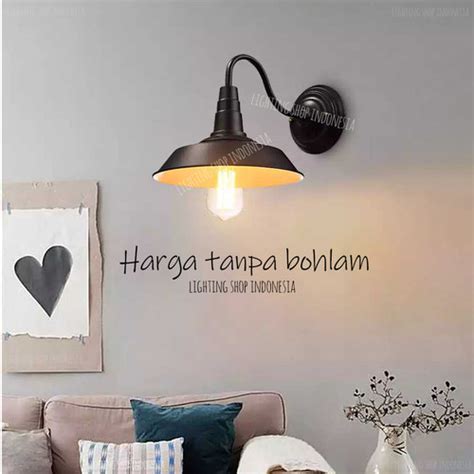 Jual Lampu Dinding Indoor Design Minimalis Cafe Resto Teras Industrial