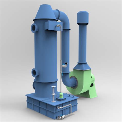 Plastic Fume Scrubber Ammonia Gas Scrubber Manufacturers In India