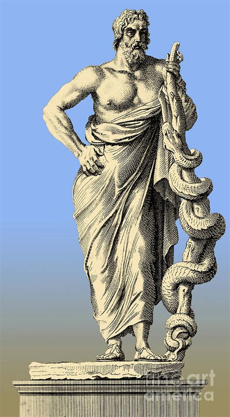 Aesculapius Greek God Of Medicine 1 By Science Source