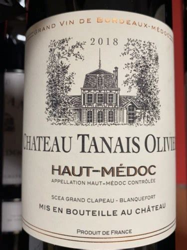 Ch Teau Tana S Olivier Haut M Doc Vivino France