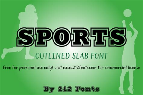 212 Sports Font