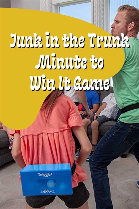 Junk In The Trunk Minute To Win It Game How To Play Fun Party Pop