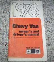 Chevrolet Van Owner S Manual