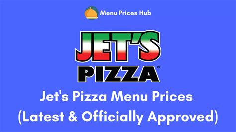 Jet's Pizza Menu Prices (Updated: July 2023)