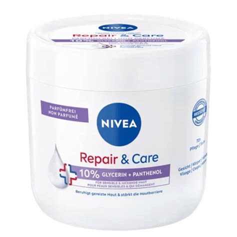 Nivea Repair Care Sensitive Repair Creme Parf Mfrei Ml Kaufen Kanela